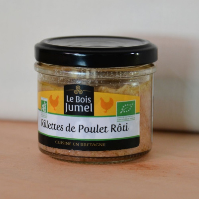 Rillettes Poulet Rôti (sans porc)<br />Bio